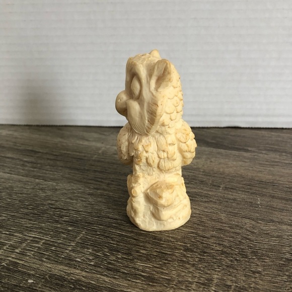 Vtg Italian Owl Sculpture by A. Santini - Picture 7 of 12